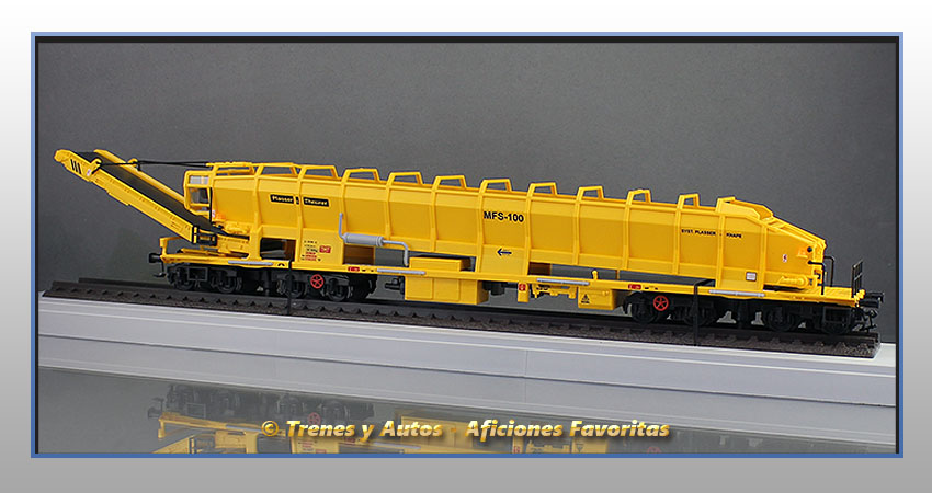 Vagón de transporte y unidad de silo MFS 100 - Plasser & Theurer